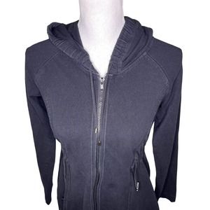 SPANX Womens Ath-Leisure Contour Jacket Hooded Sweatshirt Sz Small